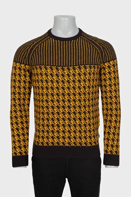 Men's wool sweater with tag
