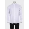 Men's pinstripe straight fit shirt