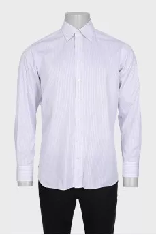 Men's pinstripe straight fit shirt