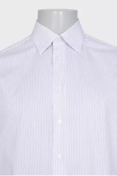 Men's pinstripe straight fit shirt