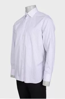 Men's pinstripe straight fit shirt