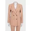 Classic double-breasted suit