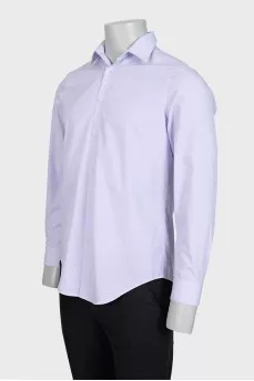 Men's purple pinstriped shirt