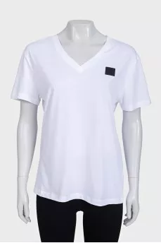 Straight fit logo t-shirt with tag
