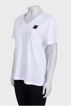 Straight fit logo t-shirt with tag