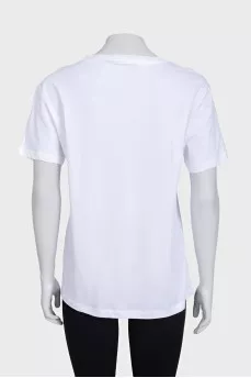 Straight fit logo t-shirt with tag