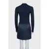Fitted dress with zipped pockets
