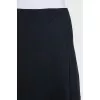 Black asymmetrical skirt