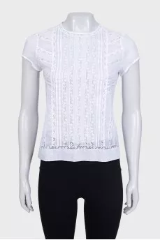 White transparent blouse