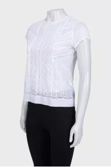 White transparent blouse