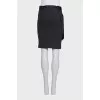 Gray skirt with frills