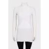 White long sweater