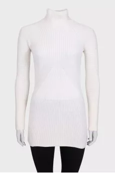 White long sweater