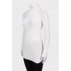 White long sweater