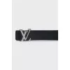 Men's belt with a 3D print