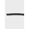 Men's belt with a 3D print