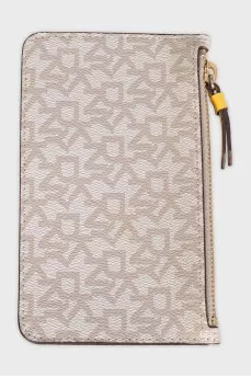 A bag with combined printed handles