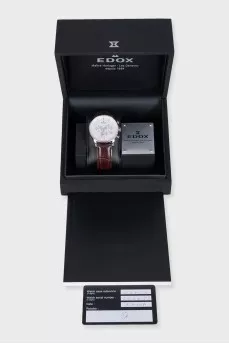Maître Horloger men's watch with a crocodile leather strap