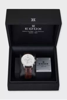 Maître Horloger men's watch with a crocodile leather strap