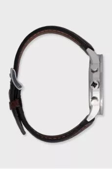 Maître Horloger men's watch with a crocodile leather strap