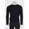 Men's straight-cut wool jumper