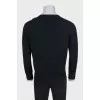 Men's straight-cut wool jumper