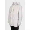 Men's beige parka