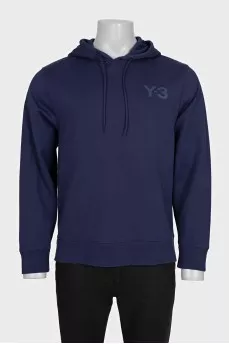 Men's purple sweatshirt with brand logo
