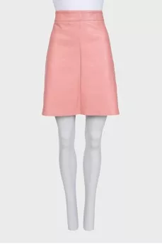 A-line skirt with a zipper