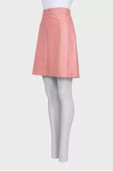 A-line skirt with a zipper