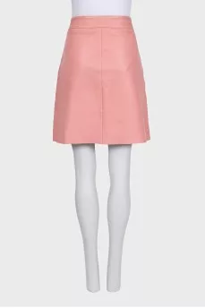 A-line skirt with a zipper