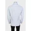 Men's light blue button-down shirt
