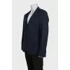 Men's single-breasted jacket with tag