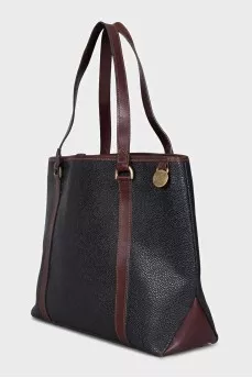 Black vintage tote