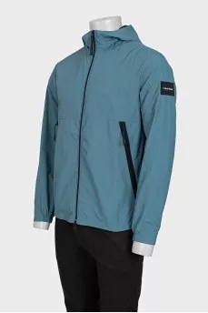 Men's zippered windbreaker