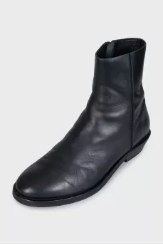 Men's black boots