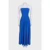 Blue Maxine Open Back Dress