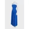 Blue Maxine Open Back Dress