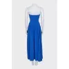 Blue Maxine Open Back Dress