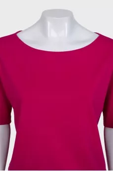 Pink dress with a tie