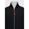 Men's bomber jacket with a print on the back