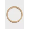 Love ring in yellow gold