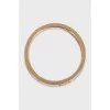 Love ring in yellow gold