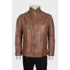 Men's insulated lambskin jacket