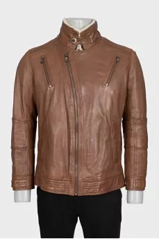 Men's insulated lambskin jacket