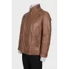 Men's insulated lambskin jacket