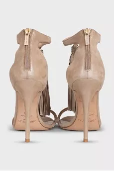 Viola suede tassel sandals