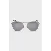 Men's silver sunglasses