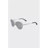 Men's silver sunglasses