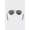 Men's silver sunglasses